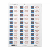 Aboriginal stit schildermap etiket (Full Sheet)