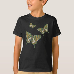 Aboriginal Swallowtail Kind and Baby Dark Shirt