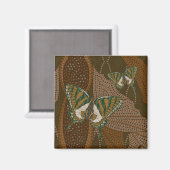 Aboriginal Swallowtail Magnet Magneet (Voorkant / Achterkant)