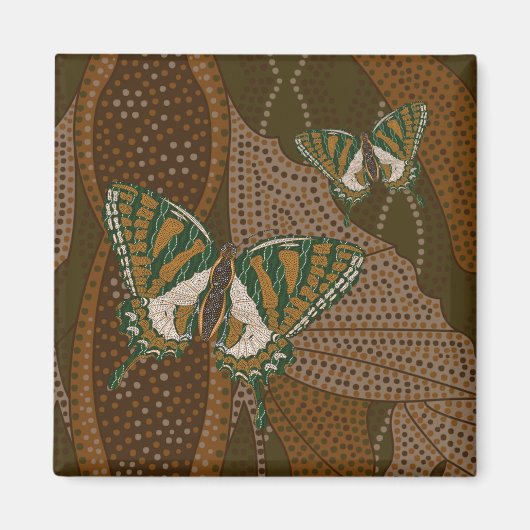 Aboriginal Swallowtail Magnet Magneet (Voorkant)