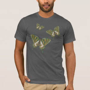 Aboriginal Swallowtail Mannen Dark Shirt