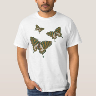 Aboriginal Swallowtail Mannen Light Shirt