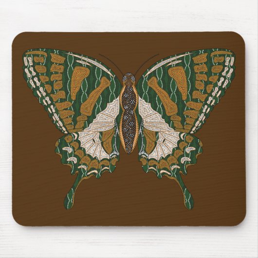 Aboriginal Swallowtail Mousepad Muismat (Voorkant)