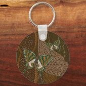 Aboriginal Swallowtail Sleutelhanger (Voorkant)