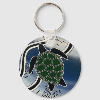 aboriginal zee turtle key ring sleutelhanger