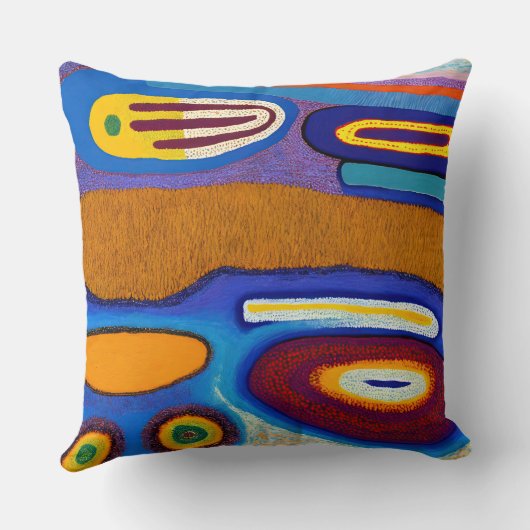 Aboriginals Abstract Art Vol 04 Kussen (Achterkant)
