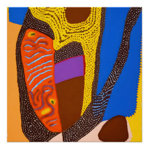 Aboriginals Abstract Art Vol 09 Perfect Poster
