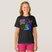 Aborigineel ontwerp/nekshirt t-shirt (Voorkant volledig)