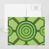 Aborigineel schilderij briefkaart (Voorkant / Achterkant)