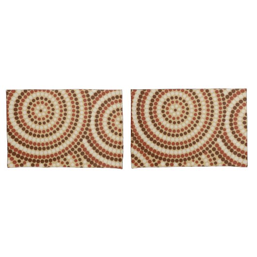 Aborigineel schilderij kussensloop (Voorkant-Set)