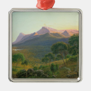 Aborigines door een Vuur voor de berg William Metalen Ornament