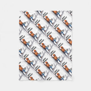 Aboristisch cadeau chirurg Birthday. Fleece Deken