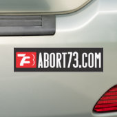 Abort73.com (Bannière Web) Sticker pare-chocs (En voiture)