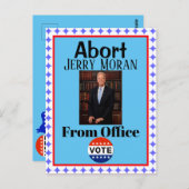 Abort Jerry Moran Carte postale (Devant / Derrière)