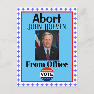 Abort John Hoeven Briefkaart