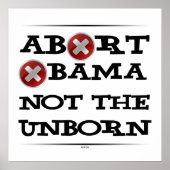 Abort Obama Poster (Voorkant)