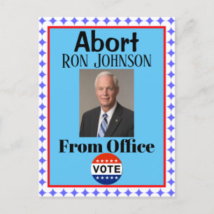 Abort Ron Johnson Briefkaart