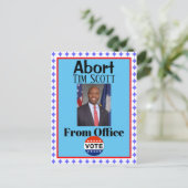 Abort Tim Scott Briefkaart (Staand voorkant)