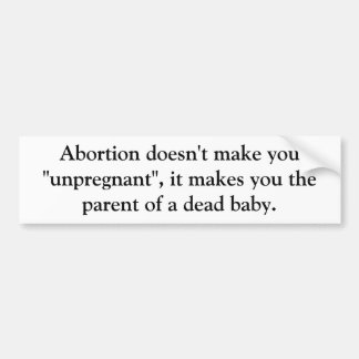 Abortus Bumpersticker