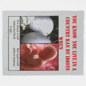 ABORTUS FLEECE DEKEN (Voorkant (Horizontaal))