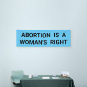 Abortus is een stoutmoedige protestmars voor vrouw spandoek (Beurs)