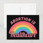 Abortus is gezondheidszorg II Briefkaart (Voorkant / Achterkant)