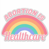 Abortus is gezondheidszorg II Sticker (Voorkant)