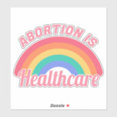 Abortus is gezondheidszorg II Sticker (Vel)
