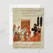 Abou Zayd preken in de moskee Briefkaart (Voorkant / Achterkant)