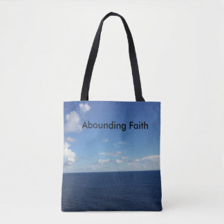 Abounding Faith Canvas tas - Ocean