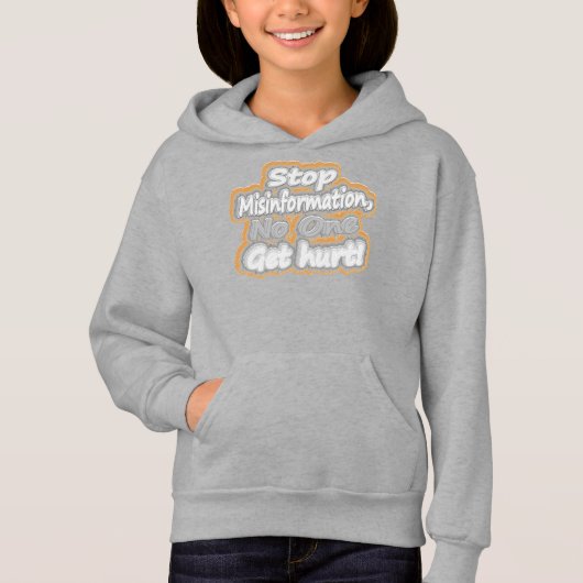 About Cute Artwork "Stop Misinformation". Buy (hom (Devant)