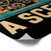 About To Make A Scene Filmmaking Filmmaker Poster (Hoek)