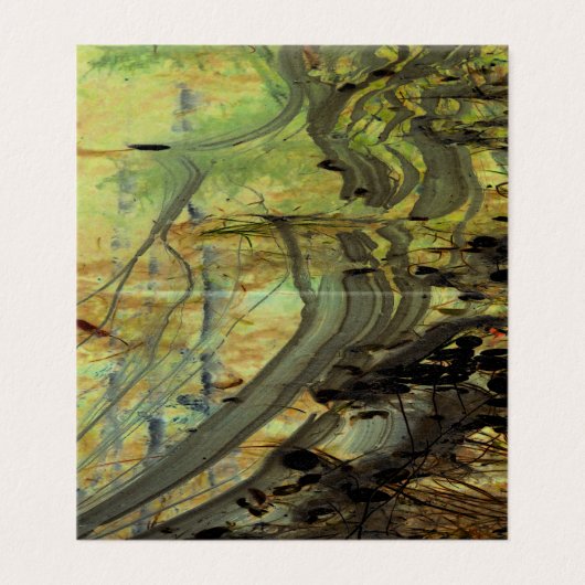 "Above a Beaver Dam II" Abstractly Enhanced Pond (Outside Unfolded)