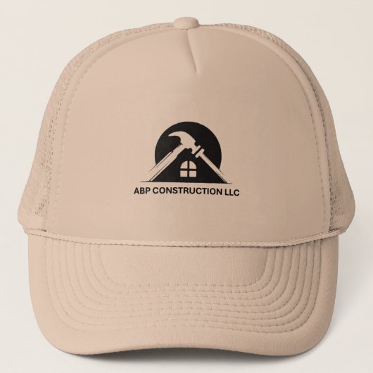 ABP Construction Logo Trucker Hat Pet (Voorkant)