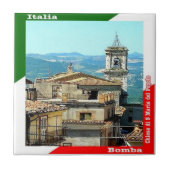 ABR018 BOMBA, Abruzzo, Italië, Tegeltje (Voorkant)