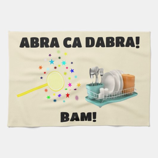 Abra Ca Dabra Bam Torchons de Cuisine (Horizontal)