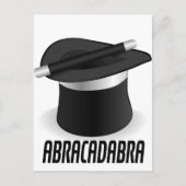 Abracadabra Magic Top Hat Briefkaart (Voorkant)