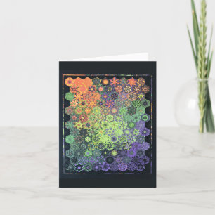 Abracadabra Quilt Persoonlijke Wenskaart Feestdagen Kaart