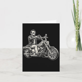 Abraham Abe Lincoln Motorfiets Amerikaanse Biker V Kaart