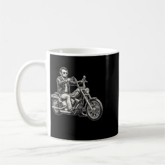 Abraham Abe Lincoln Motorfiets Amerikaanse Biker V Koffiemok
