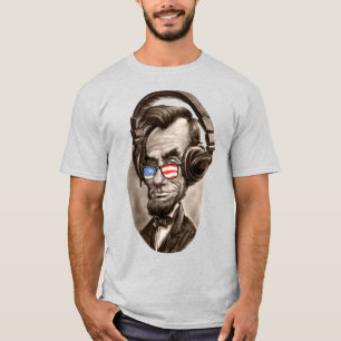 Abraham Chillincoln Lincoln Patriotic Sunbribril T-shirt