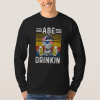 Abraham Drinkin 4 juli Abe Lincoln Mannen Vrouwen
