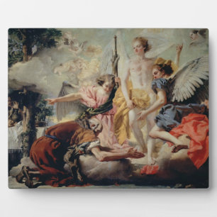 Abraham en de Drie Angels Fotoplaat