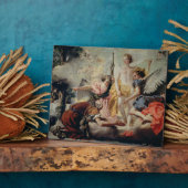 Abraham en de Drie Angels Fotoplaat (Zijkant)