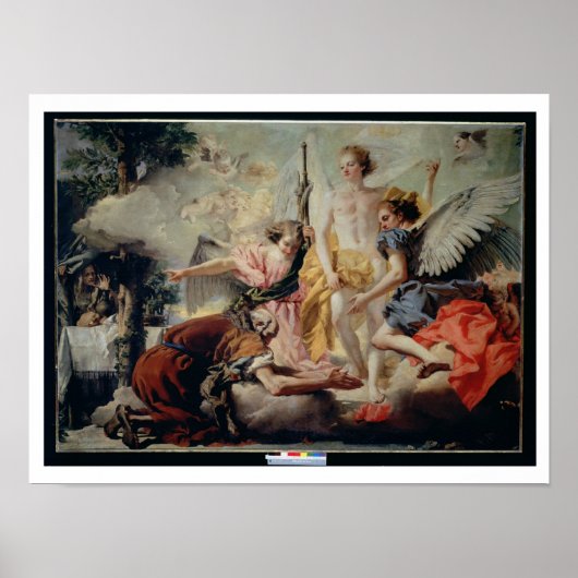 Abraham en de Drie Angels Poster (Voorkant)