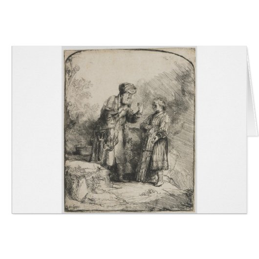 Abraham et Isaac (Devant horizontal)