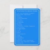Abraham Hicks Emotion Guide Échelle Carte Bleue (Devant)
