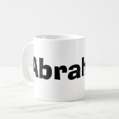 Abraham Koffiemok (Voorkant links)