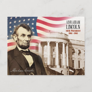 Abraham Lincoln - 16de President van de VS Briefkaart