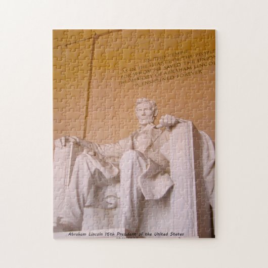 Abraham Lincoln 16e President van Amerika. Legpuzzel (Verticaal)